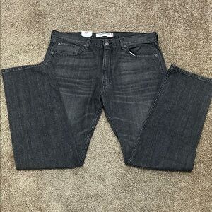 Levi's Black Straight Jeans Timeless Design